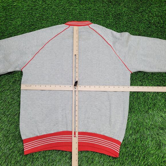 Vintage Champion OSU Track Jacket Large 22x26 Crop Ringer - Picture 4 of 12